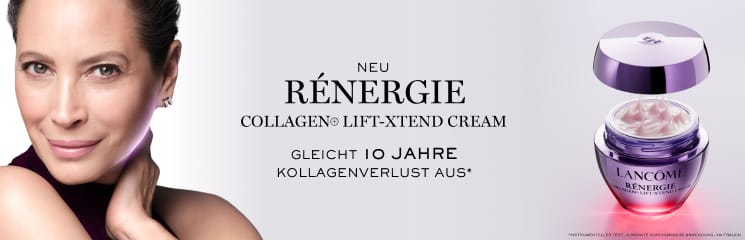 Model mit LANCÔME Rénergie Creme