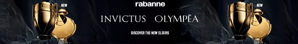 Entdecke die neuen Elixiere Invictus und Olympéa von Rabanne.