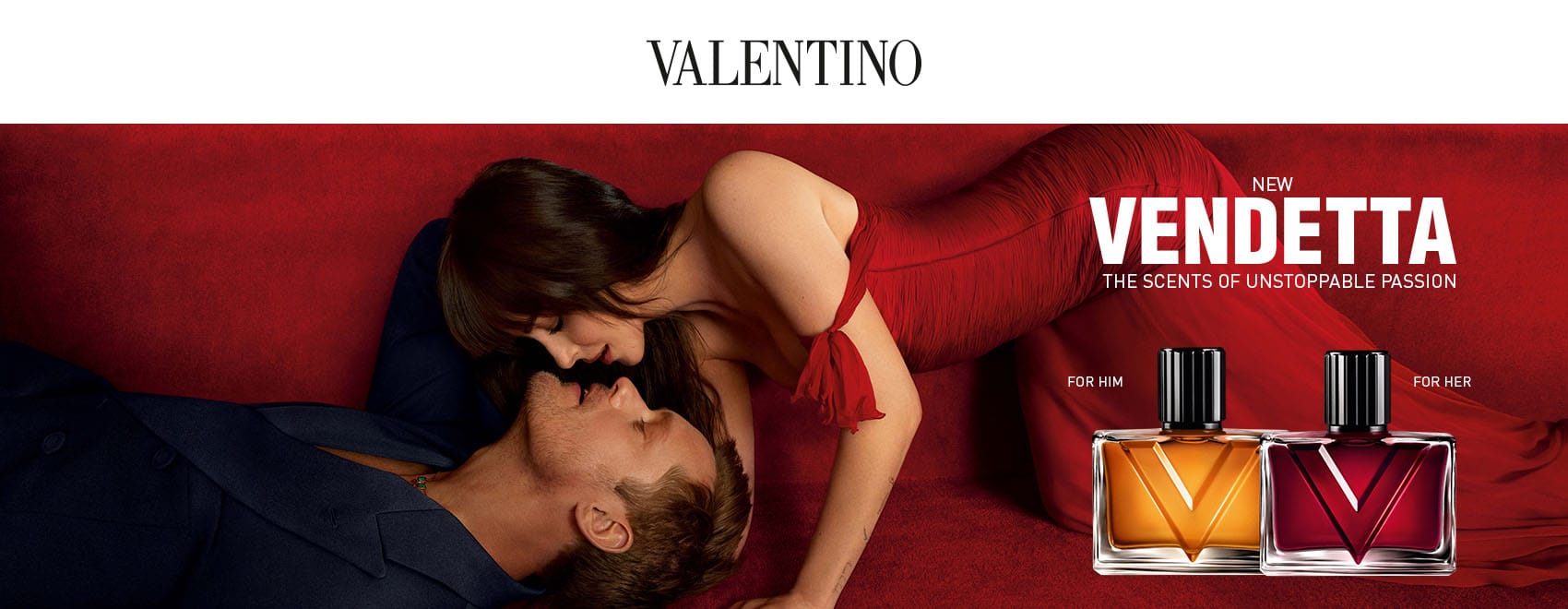 Die neuen Vendetta Düfte von Valentino für ihn und für sie.