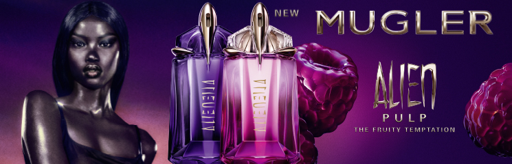 MUGLER Alien Flakons und Model