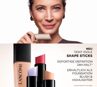 Model mit LANCÔME Make-up Produkten